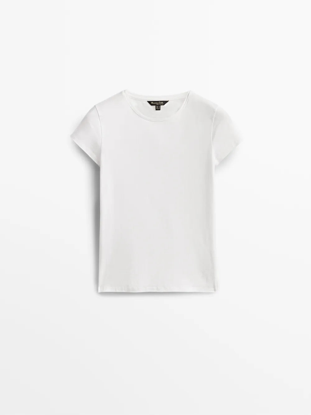 Camiseta algodón básica - BLANCO
