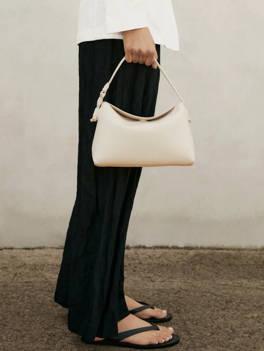 Bolso mini piel napa nudos