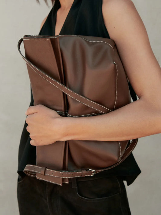 Bolso piel napa asa regulable