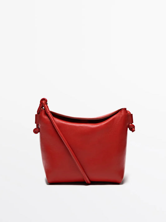 Bolso bandolera piel detalle nudo